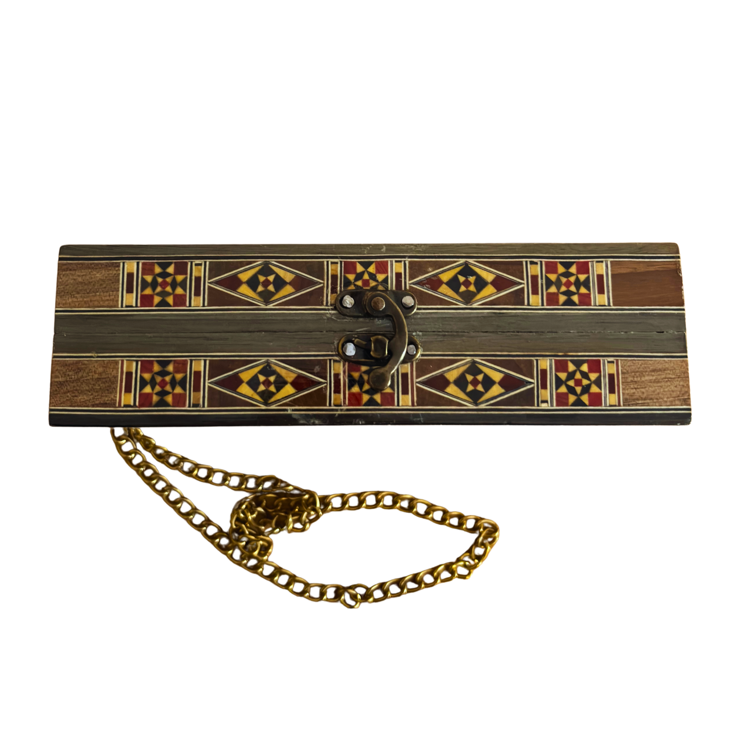 Sac à Main en Mosaïque Damasquine avec Incrustations de Nacre – Élégance Orientale