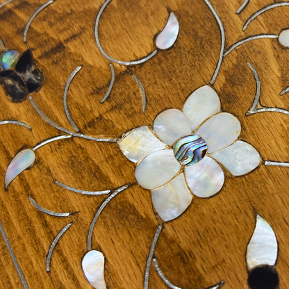 Handcrafted Damascene Luxury Box – Mother of Pearl & Velvet Elegance