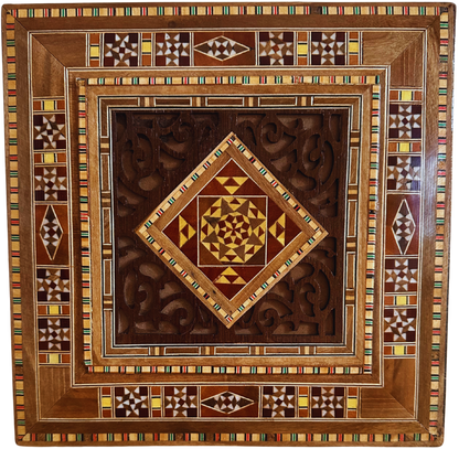 Coffret Damasquiné à Bijoux et Souvenirs – Élégance en Velours