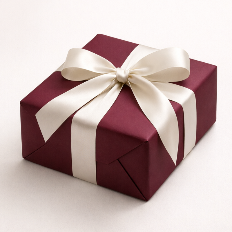 Premium Matte Burgundy Gift Wrap